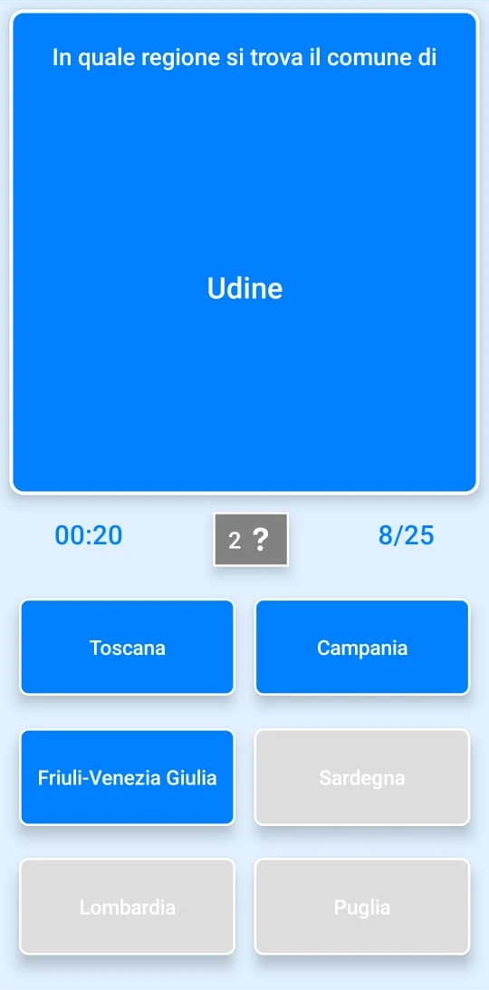 Quiz Geografia Italia screenshot