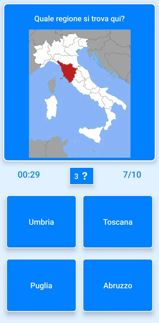 Quiz Geografia Italia screenshot