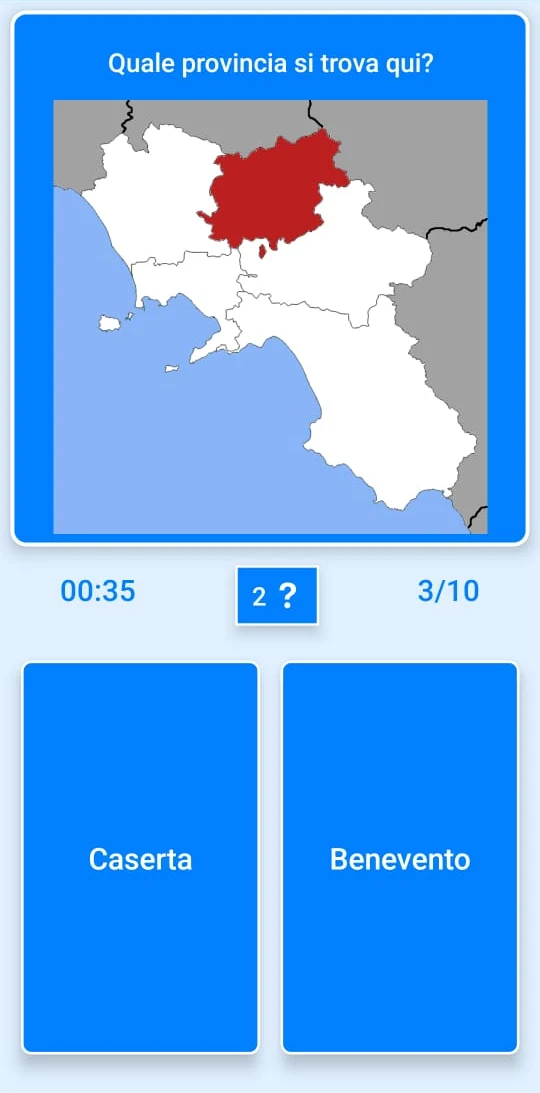 Quiz Geografia Italia screenshot