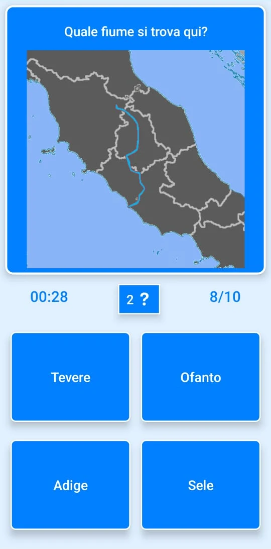 Quiz Geografia Italia screenshot